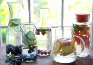 Make Drinking fun with herbs and fruit